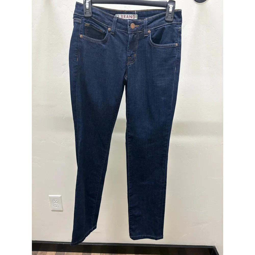 J Brand Bombshell Skinny Jeans 27 Pure Dark Indigo Low Rise 7014C032 Denim